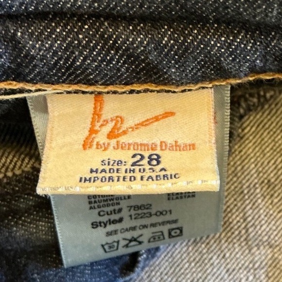 Citizens of Humanity 2000s Kelly Vintage Jeans Blue Low Rise Flap Pocket Size 28 - Picture 7 of 16